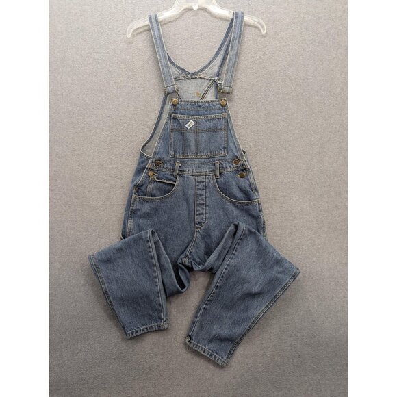 Vintage Guess Overalls Womens 1 Denim Jeans Made USA Georges Marciano 90s - Picture 1 of 16